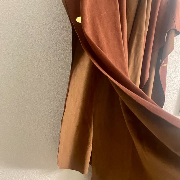 Chicos Faux Seude Cardigan OS - Picture 11 of 12